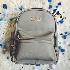 Itzy Ritzy Mini Diaperbag Backpack GRAY
